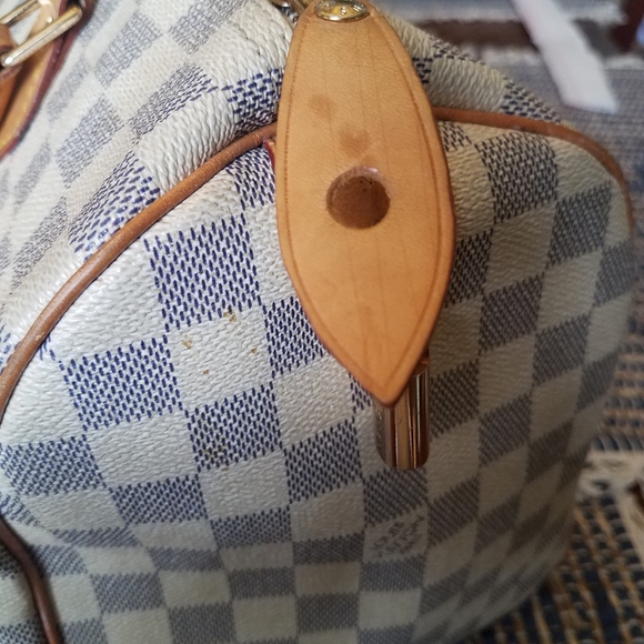 SOLD@! Louis Vuitton Damier Azur Speedy 30 2019 - Picture 6 of 9
